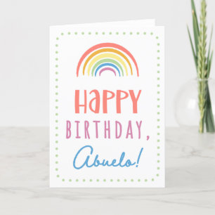Birthday Kaart voor Abuelo