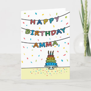 Birthday Kaart voor Amma