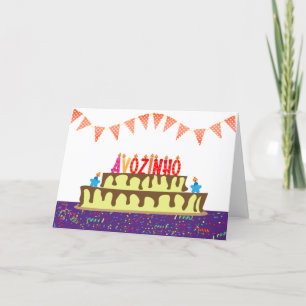 Birthday Kaart voor Avozinho