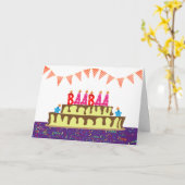 Birthday Kaart voor Baabaa (Gele Bloem)