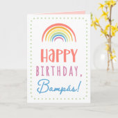 Birthday Kaart voor Bampás (Gele Bloem)