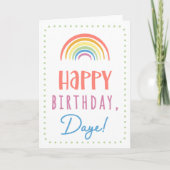 Birthday Kaart voor Daye (Voorkant)