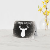 Birthday-kaart voor de jacht kaart (Gele Bloem)