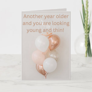 Birthday-kaart voor dun haar kaart