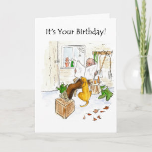 Birthday-kaart voor een ouder Man Kaart