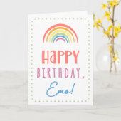 Birthday Kaart voor Emo (Gele Bloem)