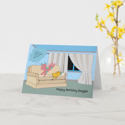 Birthday Kaart voor gemengde borstvoeding (Gele Bloem)