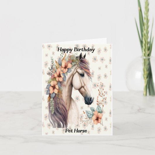 Birthday Kaart voor gezelschapsdieren (Voorkant)