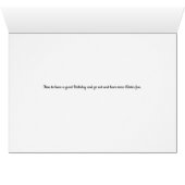 Birthday Kaart voor Godson Winter Theme (Binenzijde Horizontaal (Onderkant))