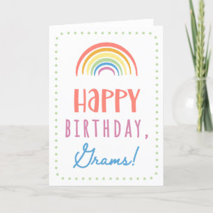 Birthday Kaart voor grammen