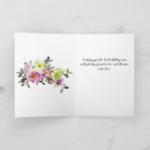 Birthday Kaart voor Great Niece in Lavender (Binnen)