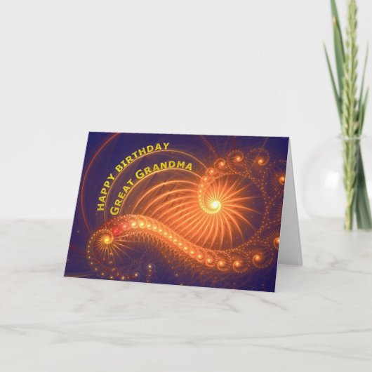 Birthday-kaart voor Grootmoeder Kaart (Voorkant)