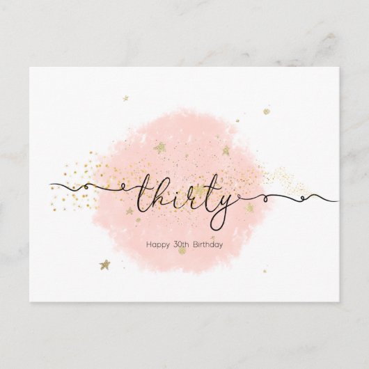 Birthday-kaart voor haar briefkaart (Voorkant)