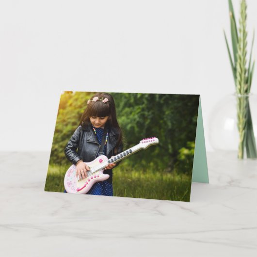 BIRTHDAY KAART VOOR HAAR, IK HOOP JE BIRTHDAY ROCK (Voorkant)