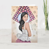 Birthday-kaart voor haar kaart (Voorkant)