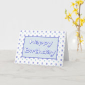 Birthday Kaart voor hem (Gele Bloem)