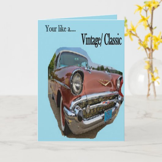 Birthday Kaart voor hem (Gele Bloem)