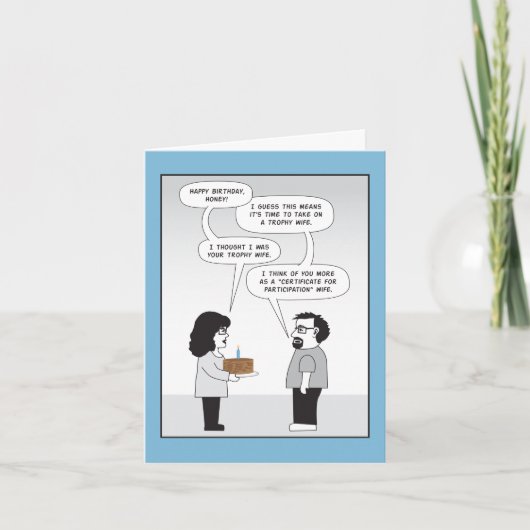 Birthday Kaart voor hem (Voorkant)