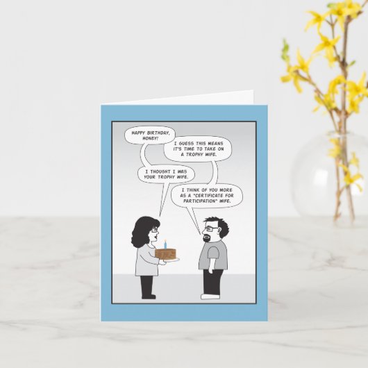 Birthday Kaart voor hem (Gele Bloem)