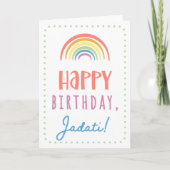 Birthday Kaart voor Jadati (Voorkant)