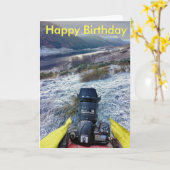 Birthday-kaart voor landschapsfotograaf kaart (Gele Bloem)