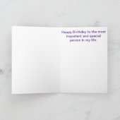 Birthday-kaart voor mam kaart (Binnen)