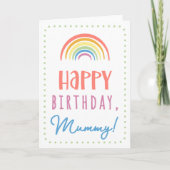 Birthday Kaart voor mama (Voorkant)