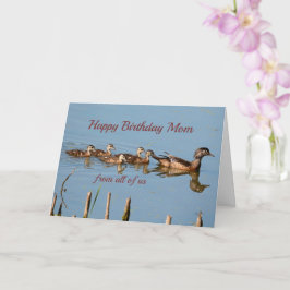 Birthday kaart voor mama van ons allemaal