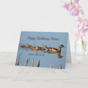 Birthday kaart voor mama van ons allemaal
