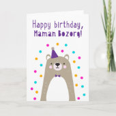 Birthday Kaart voor Maman Bozorg (Voorkant)