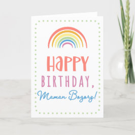 Birthday Kaart voor Maman Bozorg