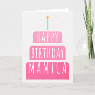 Birthday Kaart voor Mamica