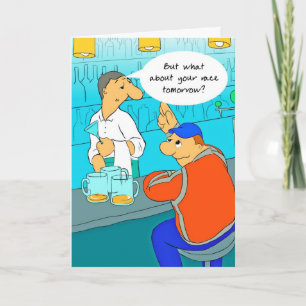 Birthday-kaart voor marathoner - Carbo Loading Kaart