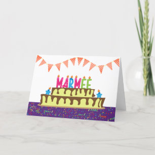 Birthday Kaart voor Marmee