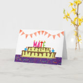 Birthday Kaart voor Māte (Gele Bloem)