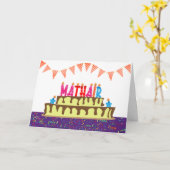 Birthday Kaart voor Máthair (Gele Bloem)