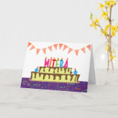 Birthday Kaart voor Mitera (Gele Bloem)