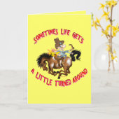 Birthday Kaart voor moeilijke tijden (Gele Bloem)