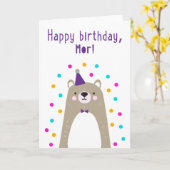 Birthday Kaart voor Mor (Gele Bloem)