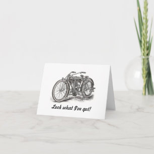Birthday-kaart voor motorfietsen kaart