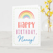 Birthday Kaart voor Nanay (Gele Bloem)