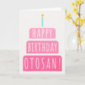 Birthday Kaart voor Otosan (Gele Bloem)