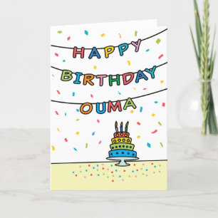 Birthday Kaart voor Ouma
