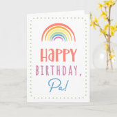 Birthday Kaart voor Pa (Gele Bloem)