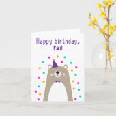 Birthday Kaart voor Pai (Gele Bloem)