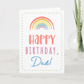 Birthday Kaart voor papa (Voorkant)