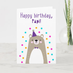 Birthday Kaart voor Papi