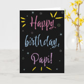 Birthday Kaart voor Papi (Gele Bloem)