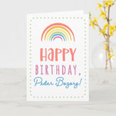 Birthday Kaart voor Pedar Bozorg (Gele Bloem)