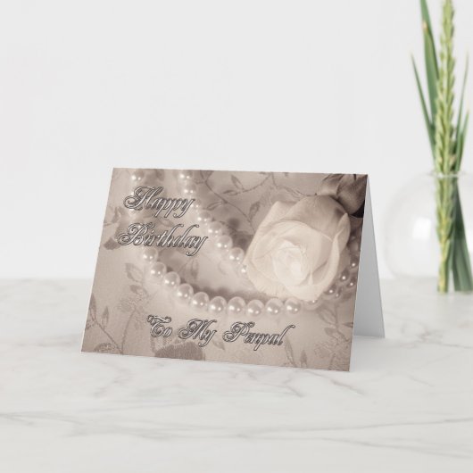 Birthday kaart voor penpal (Voorkant)